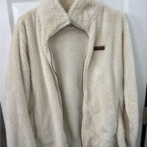 Columbia Cream Fleece Jacket
